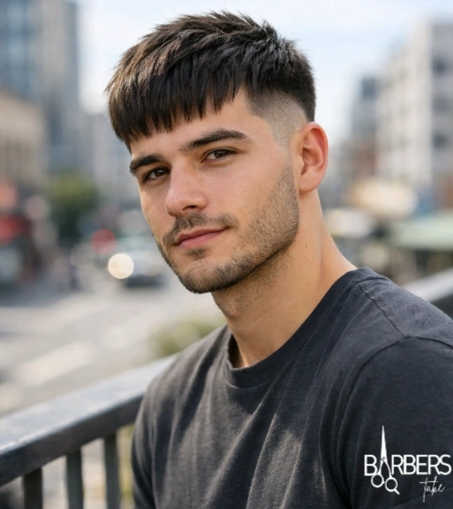 Burst Fade French Crop