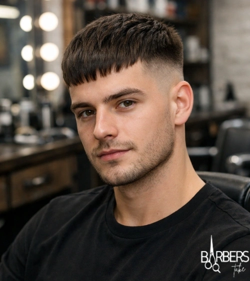 French Crop Low Taper Fade