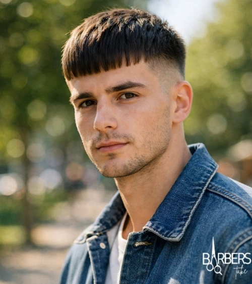 French Crop Low Taper Haircut