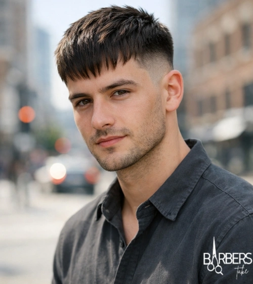 Low Fade French Crop Haircut
