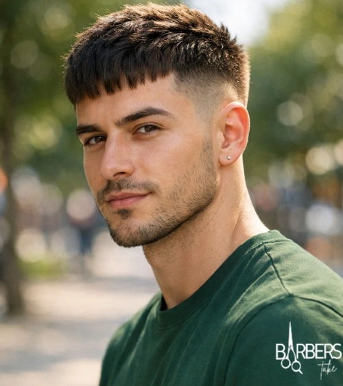 Modern French Crop Burst Fade