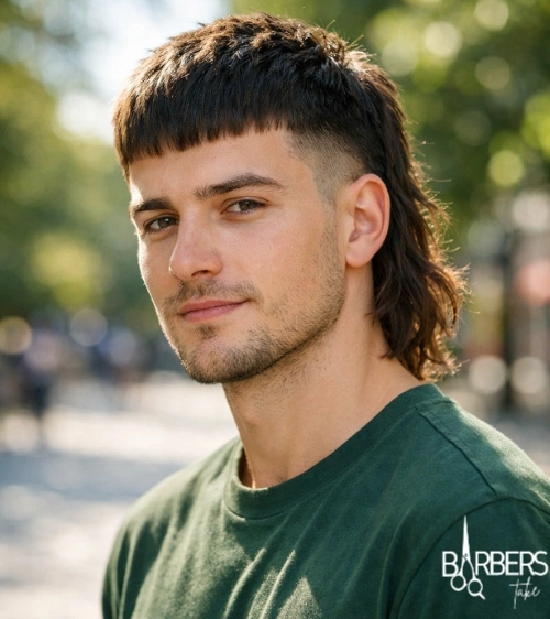 Modern French Crop Mullet