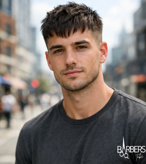 Textured French Crop Cut