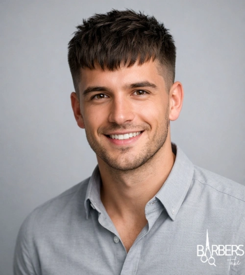 Textured French Crop Haircut