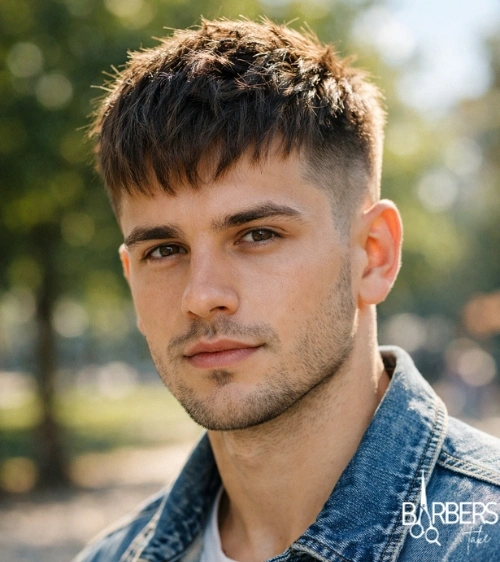 Textured French Crop Haircuts