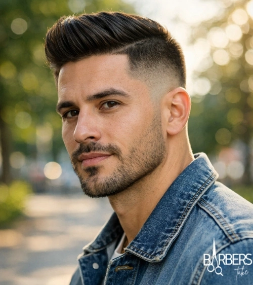 Low Burst Fade Hair