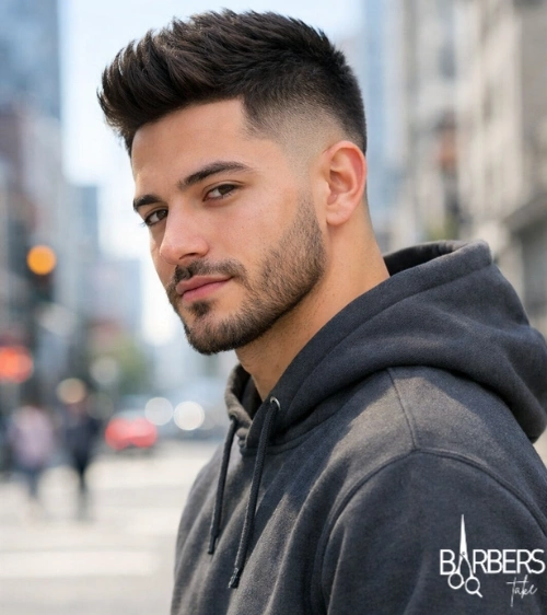 Low Burst Fade Haircut