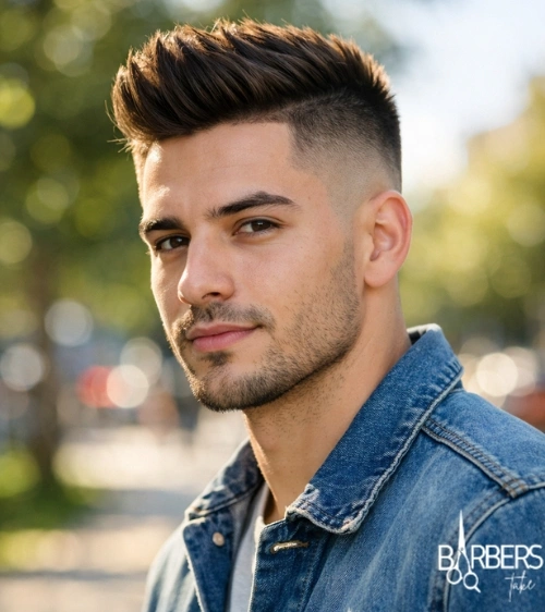Men's High Fade Haircut