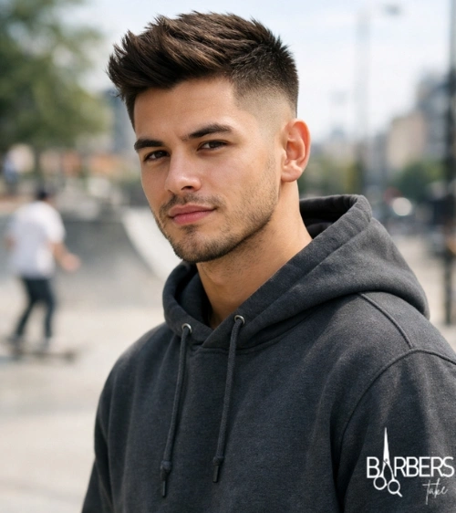 Mid Fade Haircut Men
