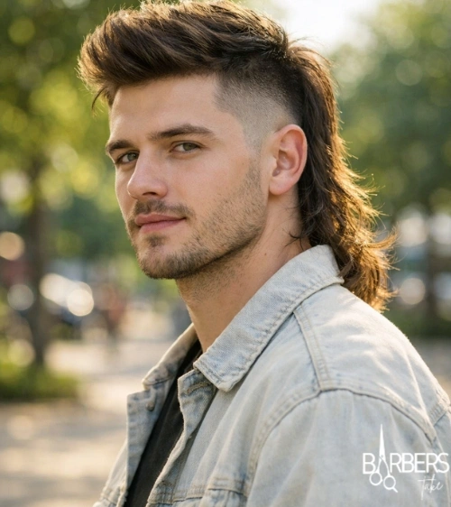 Modern Mullet Fade Haircut