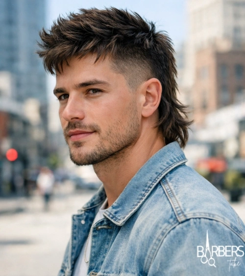 Modern Mullet Fade Men